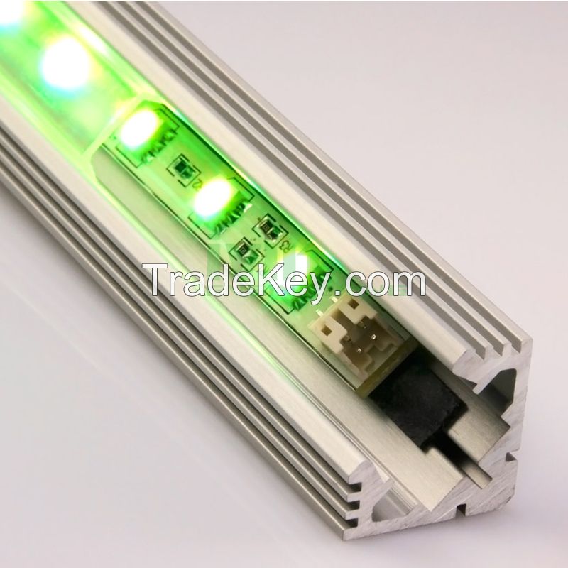 Aluminium LED Profile 90 Degree corner LED profile LED strip light profiles