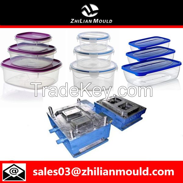 Plastic thin wall food box mould by China