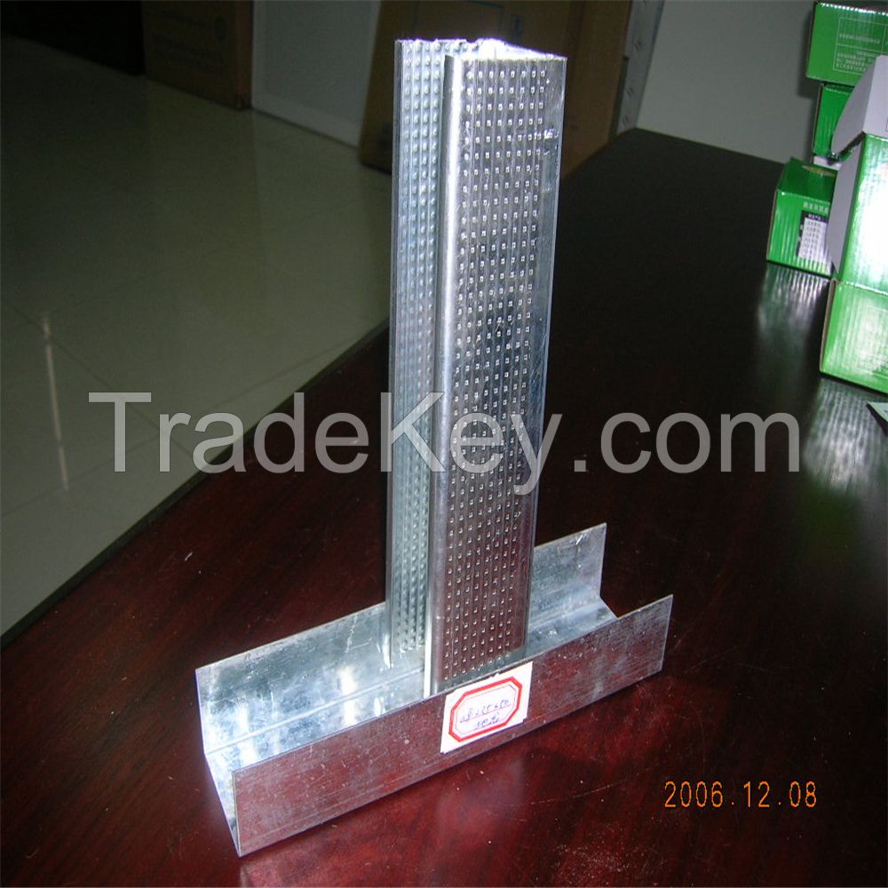 Metal Building Decoration Metal Stud And Track For Drywall Partition