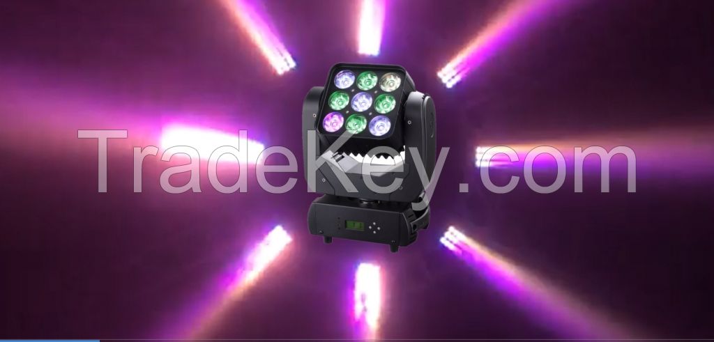 LED  Moving Head Wash Light 9*10W