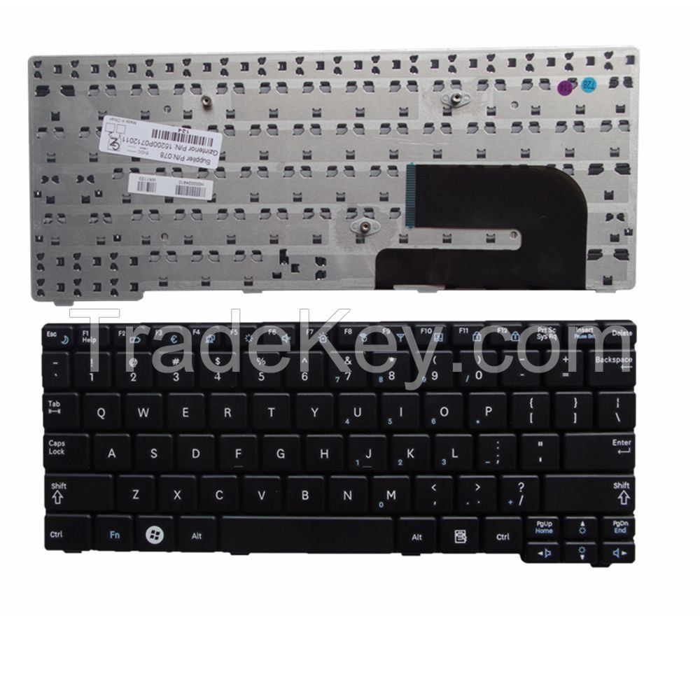 Computer Keyboard for Samsung N148 N143 N145 N148P N150 NB20 NB30 NB30P Laptop Keyboard US Black