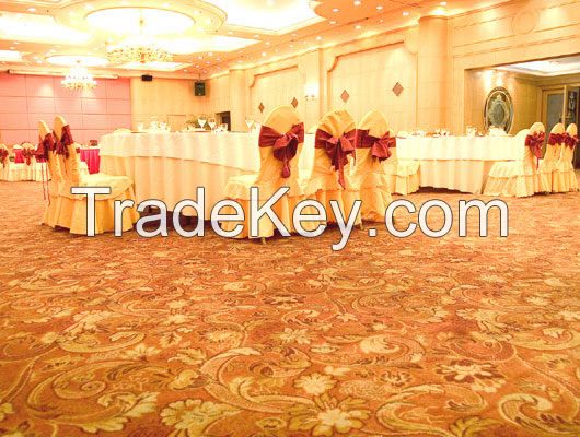 80%wool,20%nylon axminster carpet,ballroom carpet,banquet hall carpet