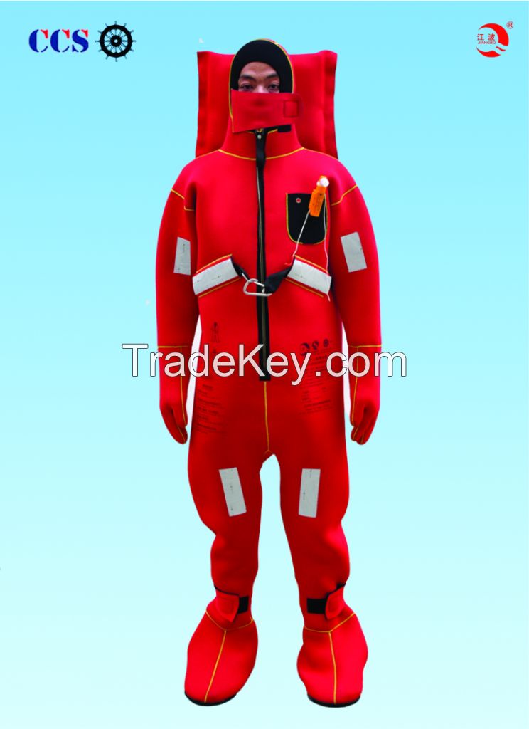 Factory produce immersion suits with EC &CCS