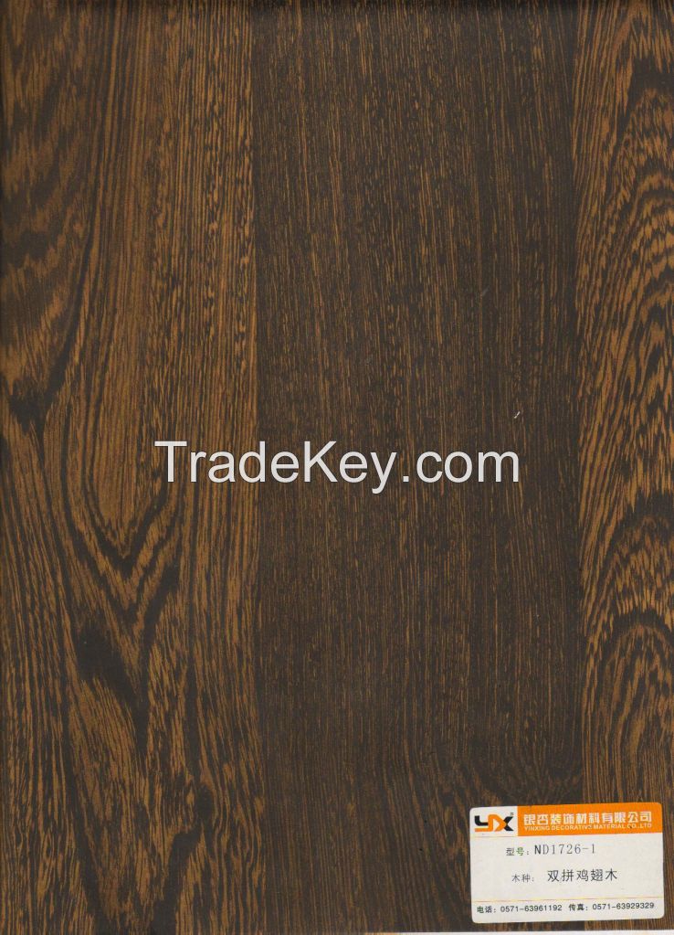 YINXING wood grain decorative paper for overlay board and MDF board