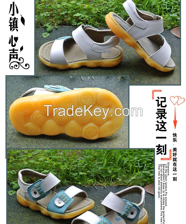 Children shoes Boy sandals leather shoes 