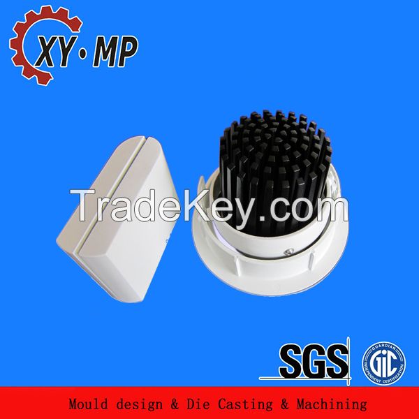 Hot sell die casting luxury quality aluminium alloy LED light parts