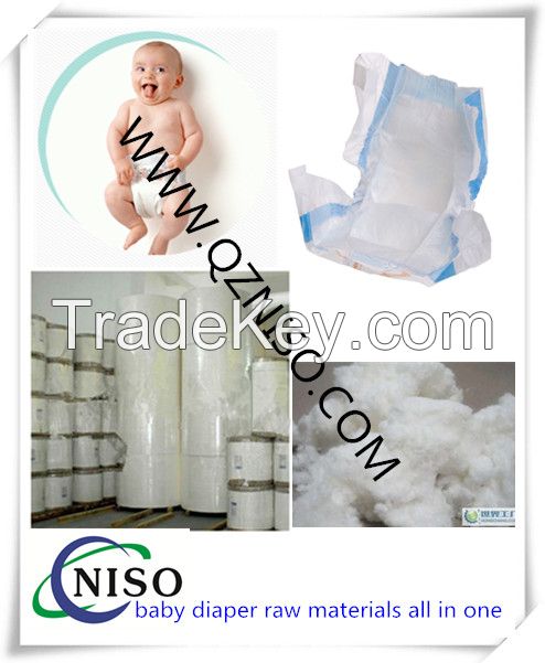 Sanitary Napkin Raw Material --Untreated Fluff Pulp