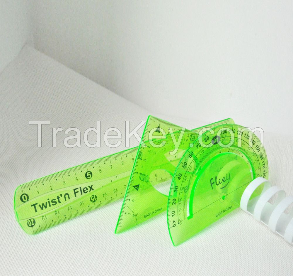 Promotional Straight School Student Colored 30cm Plastic PVC Flexible Ruler  - China PVC Ruler, Flexible Ruler