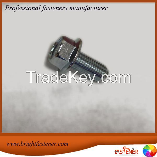 DIN933 HDG Hex flange bolts