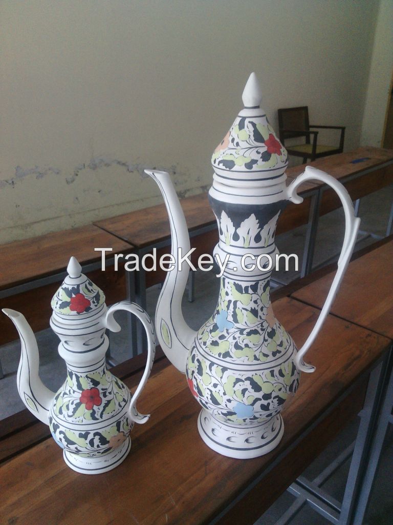 Blue Pottery Decoration Pieces