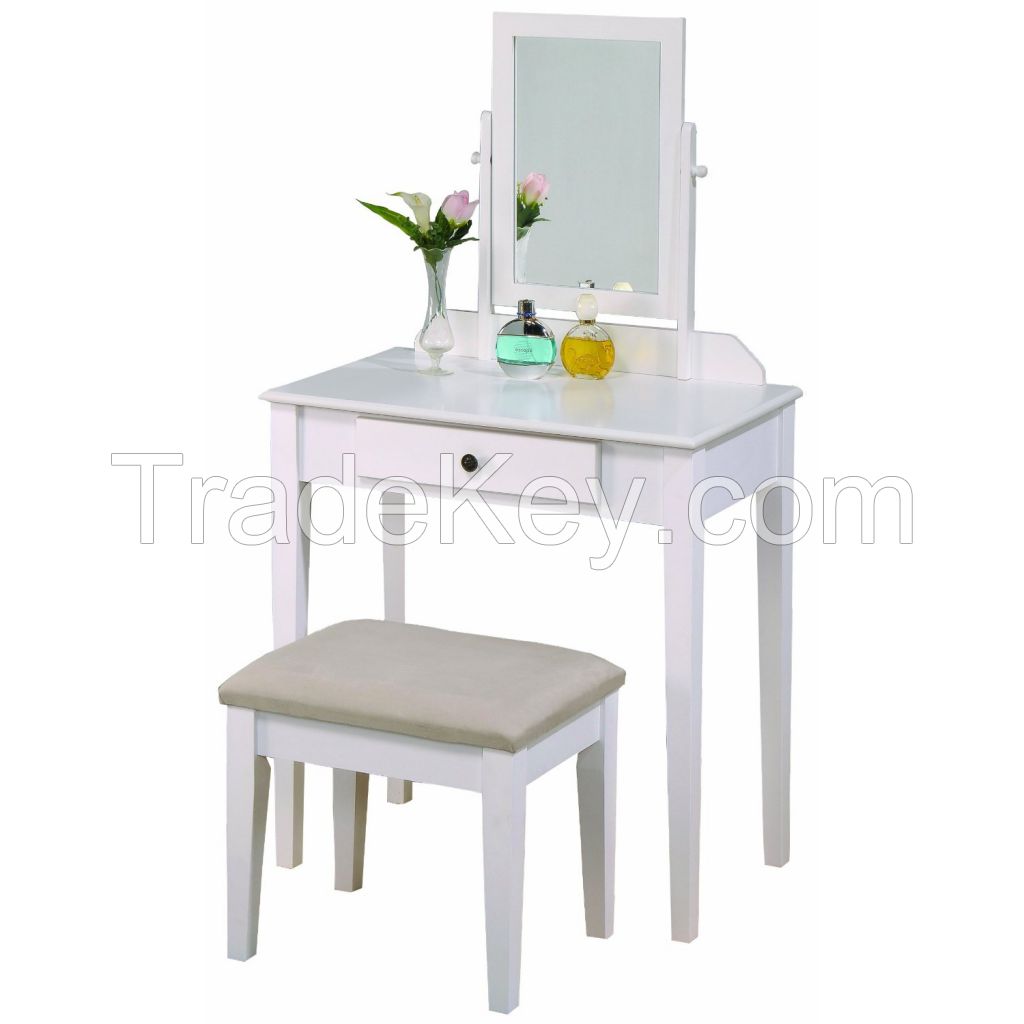 White Makeup Vanity Table