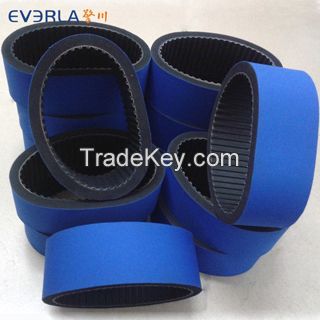 Black Rubbery Synchronous Belt Surface Cloth with The Amblulacrum to Soak The Cotton and Kapok