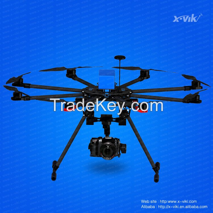 newest arrival carbon fiber rc multicopter octocopter X900 UAV drone with GPS for aerial photography