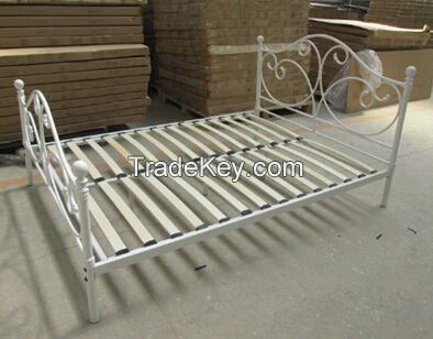 power coating fashion metal platform bed for bed room