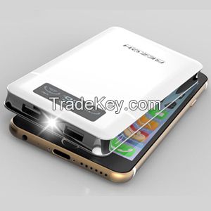 RPB-09 6000mAh Polymer Power Bank with LED Torch