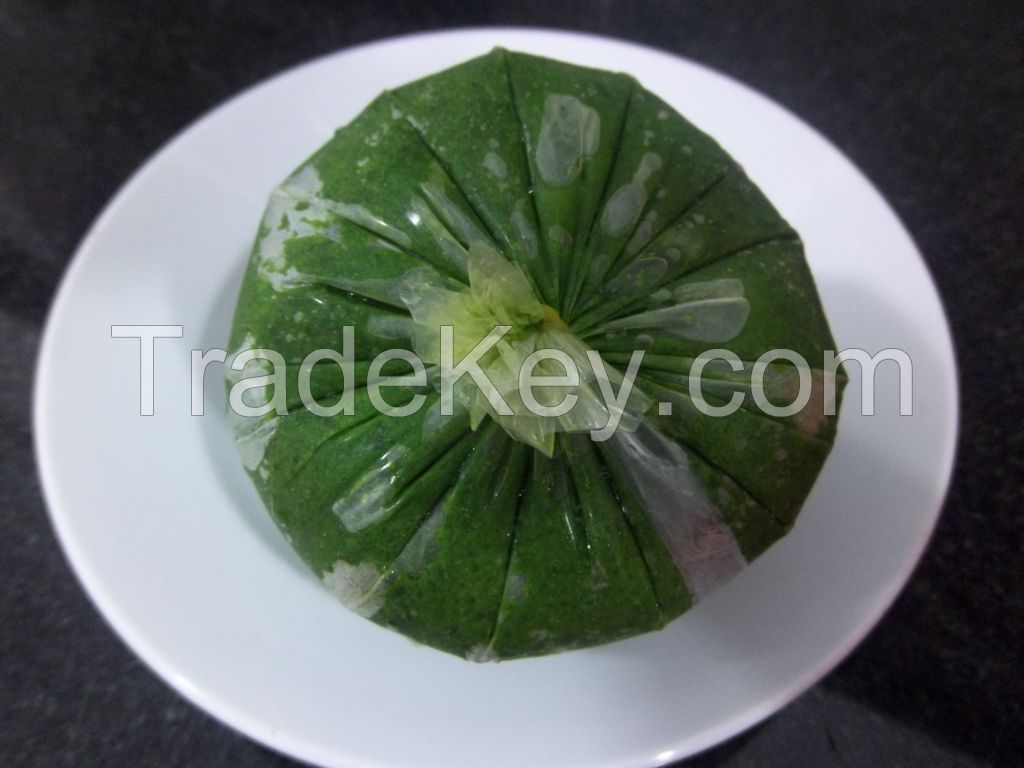 frozen cassava, cassava leaves