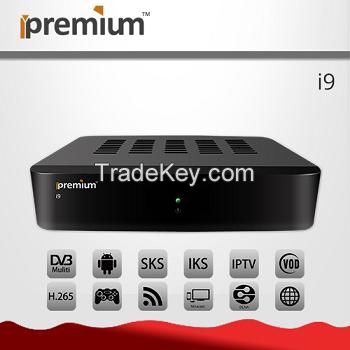 New Products DVB-S2+T2/C Combo Satellite TV Receiver with IPTV