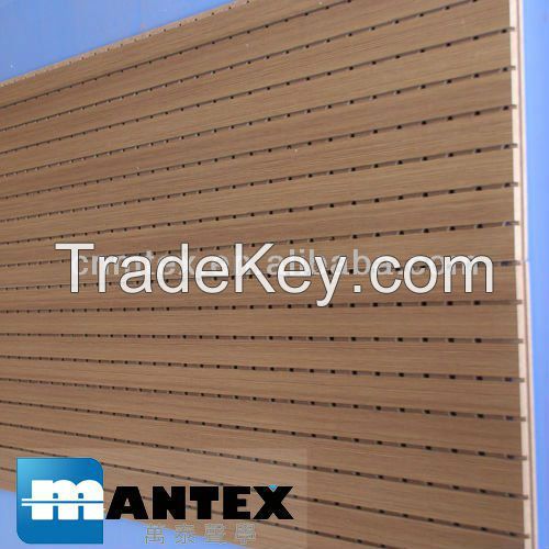 Grooved acoustioc panel