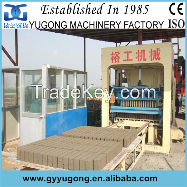Yugong automatic brick making machine, hydraulic pressure brick making machine