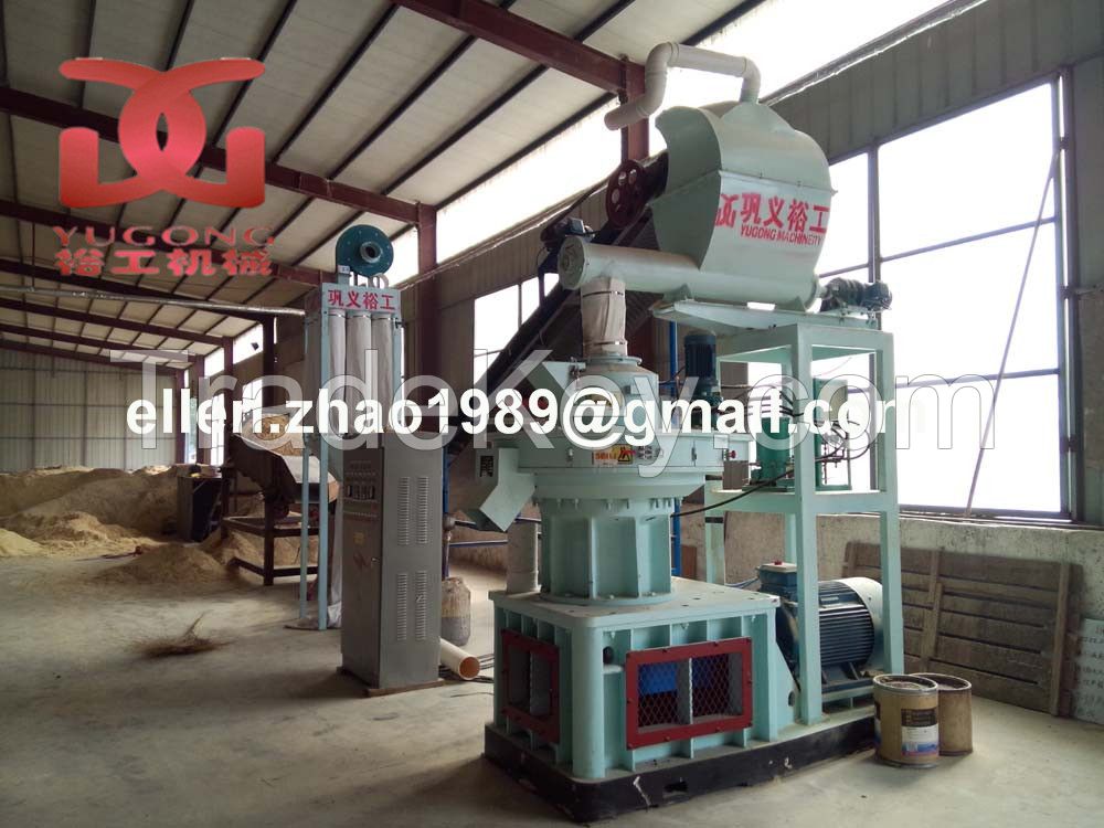 Yugong Efficienct centrifugal ring die Wood Pellet Machine, CE Wood Pellet Mill