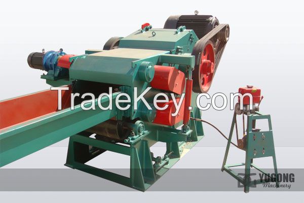 Yugong big capacity wood chipper machine,drum wood chipper