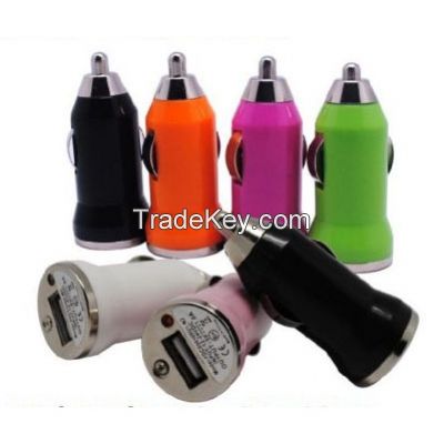 CE, RoHS & FCC Approved USB Dual Mini Car Charger