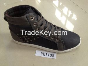 New Autumn Rivets High Shoes Casual Men's Shoes, Cool High-Top Boots Shoes