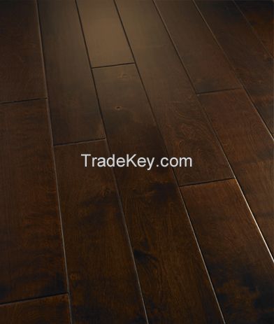 SOUTHWEST COLLECTION - Affordable 5-inch Hand Scraped Birch Hardwood Flooring