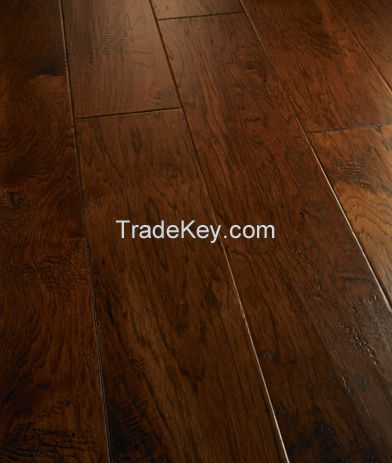 8-INCH RESERVE COLLECTION - Double Stained and Custom Scraped Fixed Width Hardwood Flooring