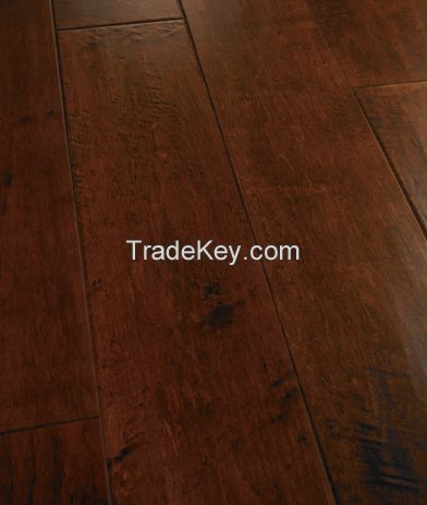 8-INCH RESERVE COLLECTION - Double Stained and Custom Scraped Fixed Width Hardwood Flooring