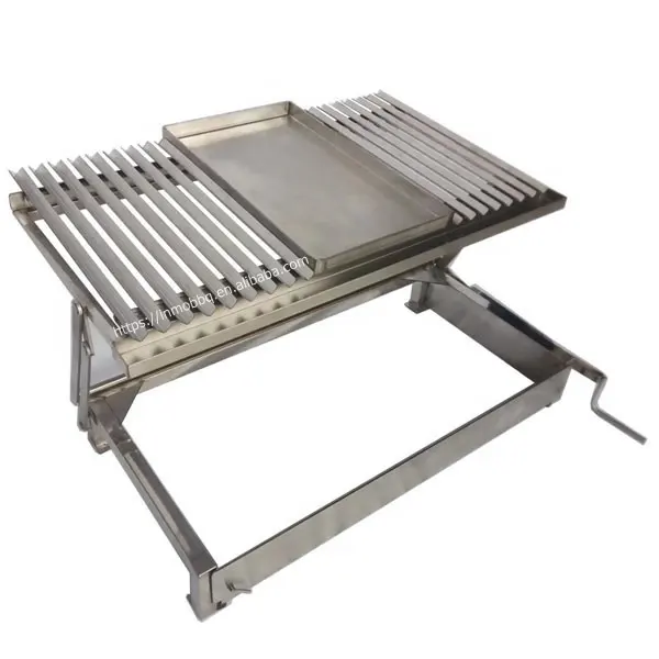 Factory Supply Tabletop Argentinian Grill with Adjustable Cooking Heig
