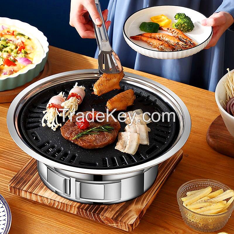 Korean style smokeless barbecue rack