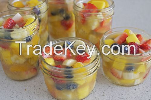 Canned fruit cocktail