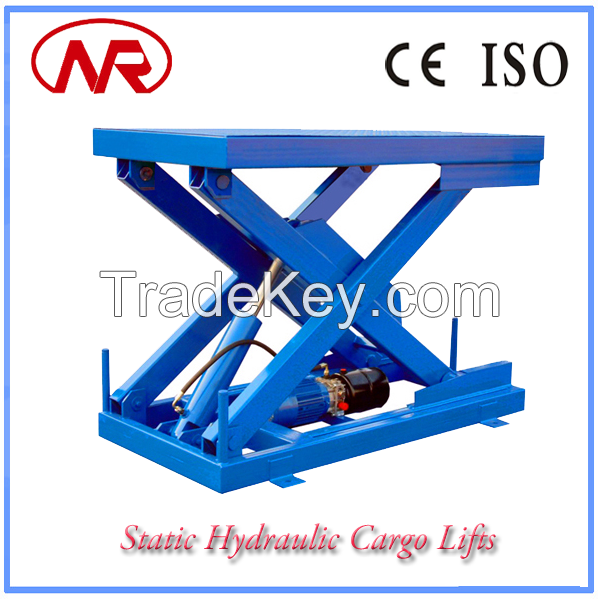 Static Hydraulic Cargo Lifts