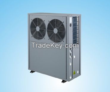 air to source heat pump with heating and cooling