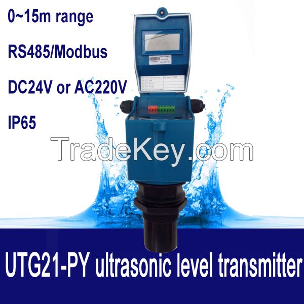 Integrated Ultrasonic level meter, ultrasonic level transmitter