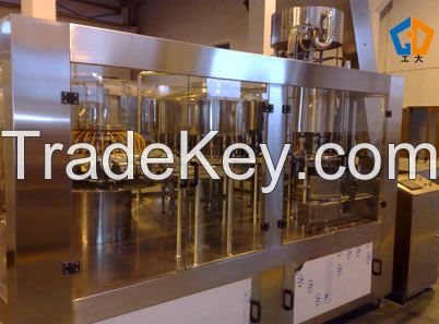 Pressure filling capping 3-in-1 unit machine