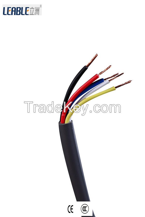flexible muilt-core RVV copper wire/cable for Industrial  cable