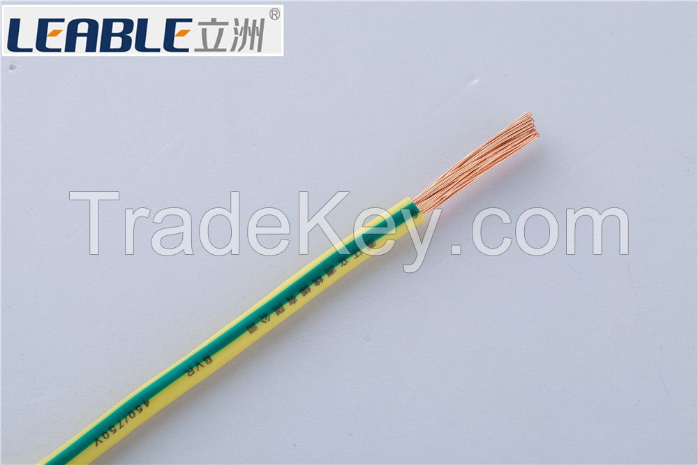 china manufacturer single core BVR copper housing wire