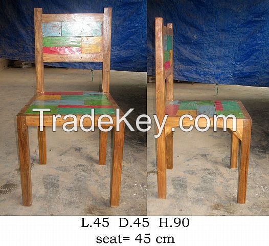 Chairs-Dining Room, Living Room  - Boat Furniture -Recycled Furniture 