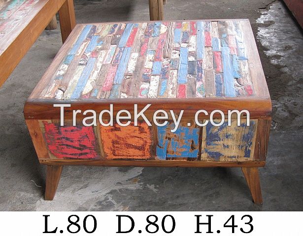 Coffe Table- Special Design - Boat Furniture -Recycled Furniture 