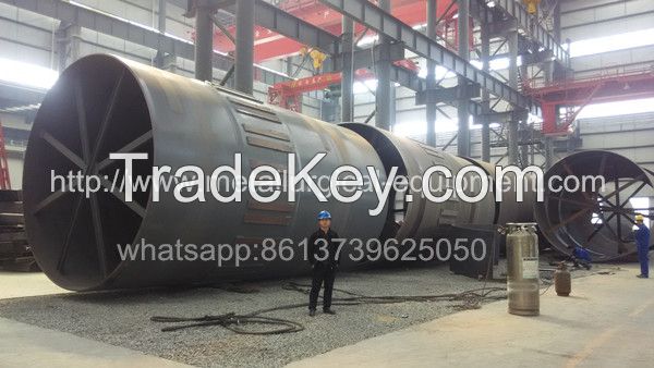 High efficiency active lime rotary kiln