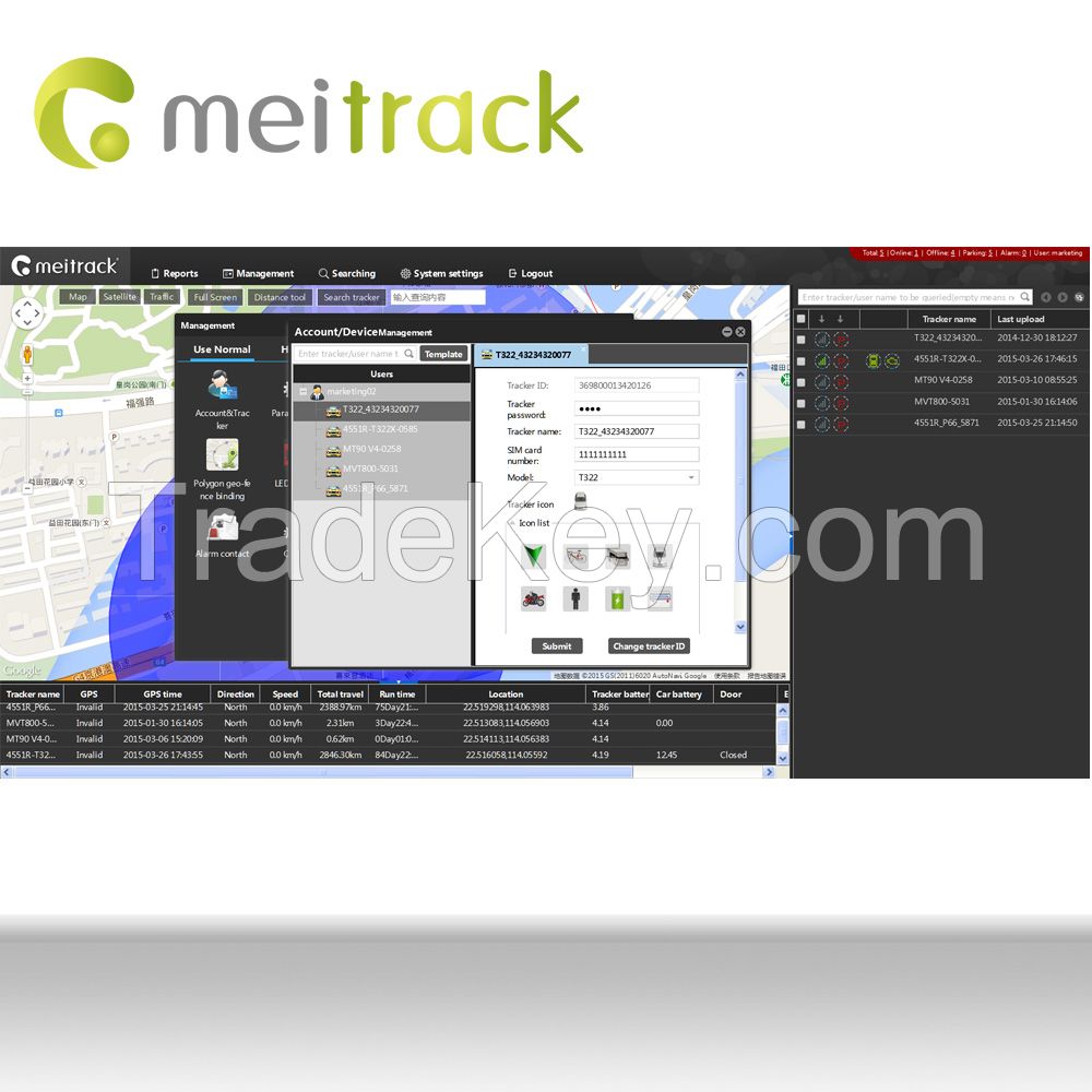 Meitrack Easy install Car GPS Tracking System MS03 with More Than 20 Language Versions 