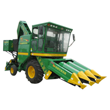 corn combined harvester