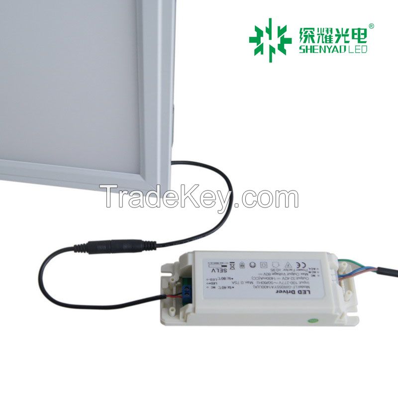 40w/60w 600*600*9mm LED panel light with SMD 2835 chip