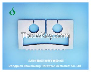 Hot pressure flat cable welding heads