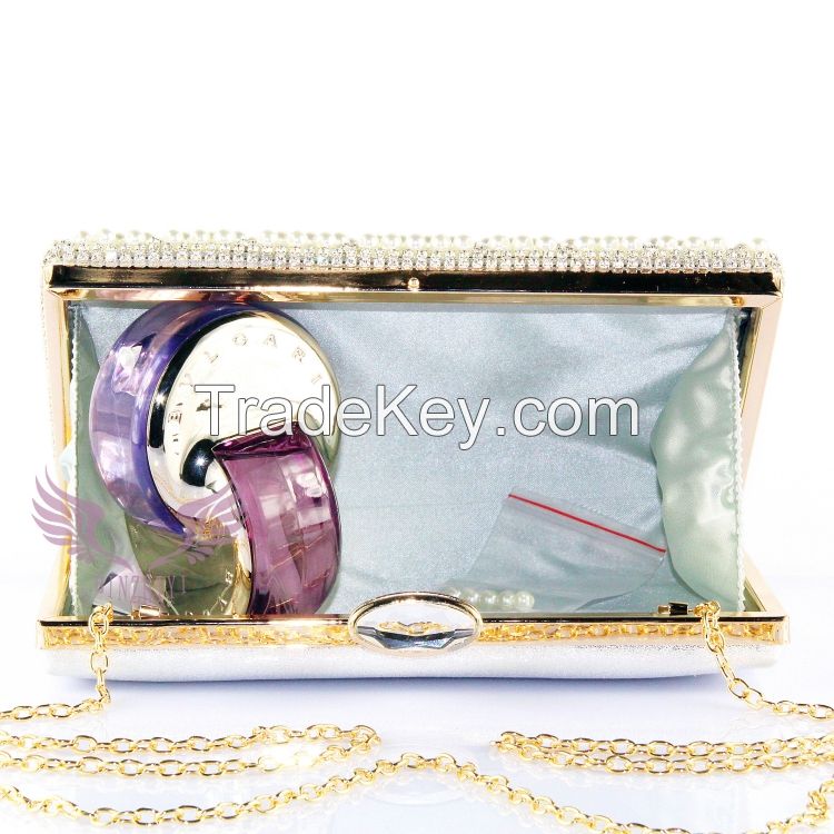 New arrived small clutch party bag&bride bag&lady evening handbag