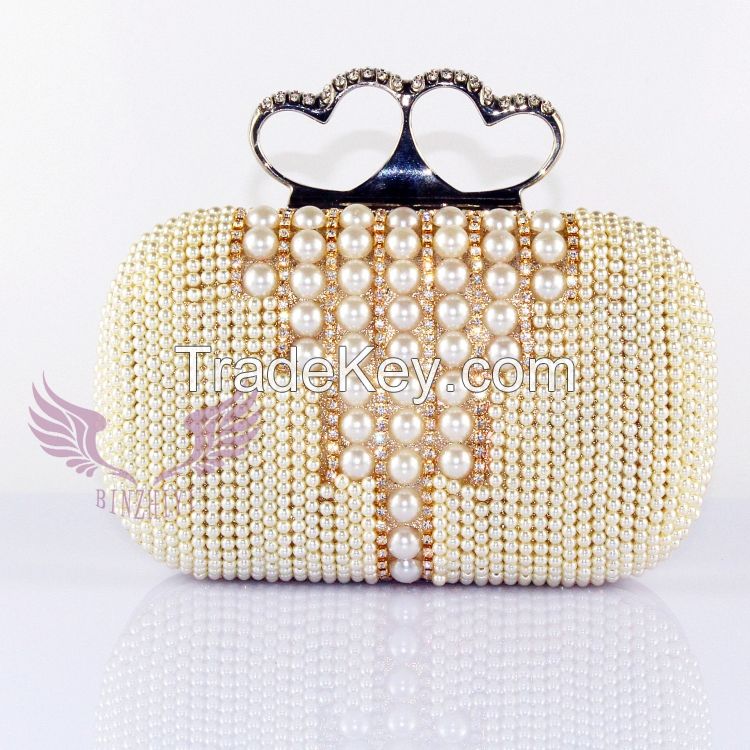 Fashion 2015 New arrival pearl evening bag