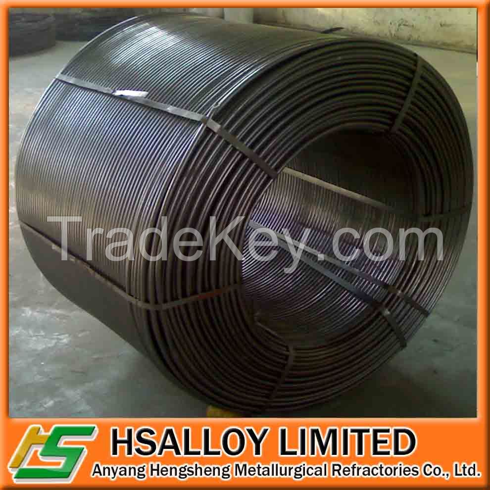 High quality Calcium silicon alloy/Ca Si cored wire for steelmaking