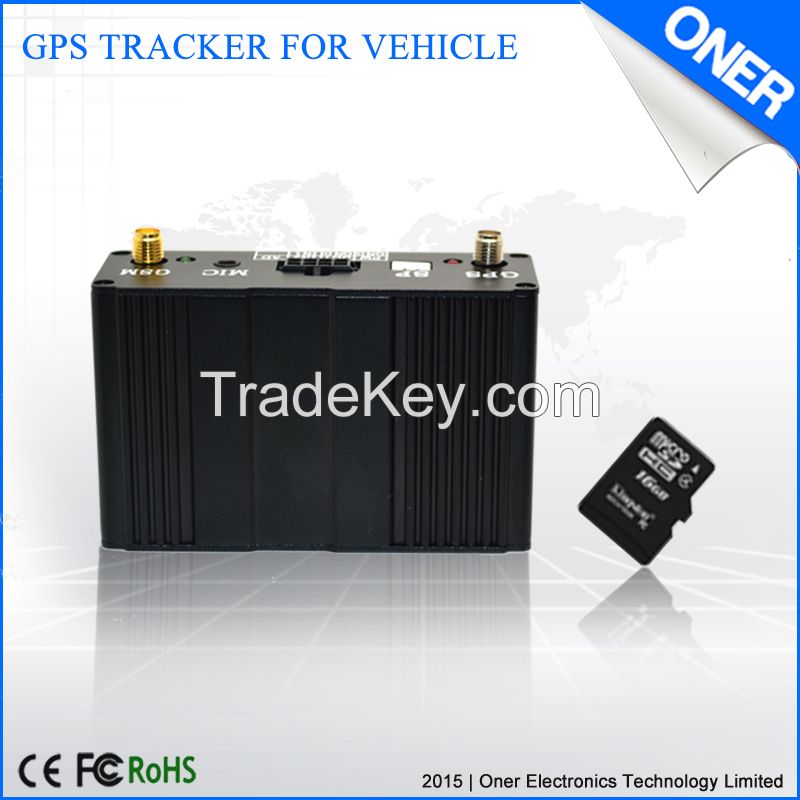 GPS car tracker OCT600 with micro sd card to store data